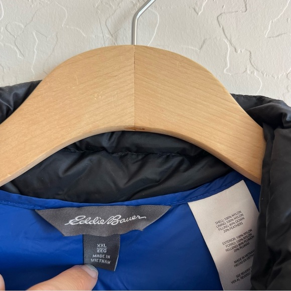 Mens Eddie Bauer Microlight III Down Packable Water Repel Puffer Jacket EB650 - Picture 6 of 10